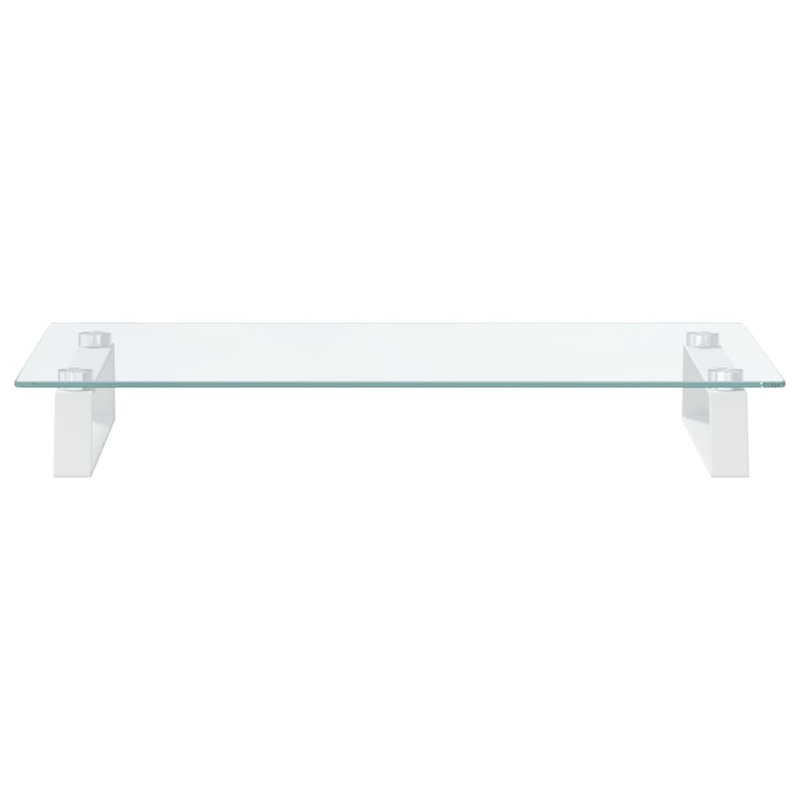 Dashira Monitor Stand, 8cm H x 60cm W x 35cm D, White