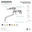 Robinet de salle de bain mural 2 trous Kingston-56553441-56553442