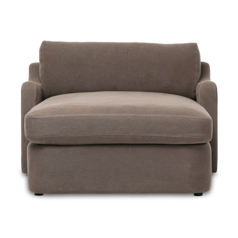 Aurelia Chaise Lounge-Broadway Canvas, Broadway Coffee