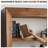 Simple Retro Solid Pine Wood Bookcase
