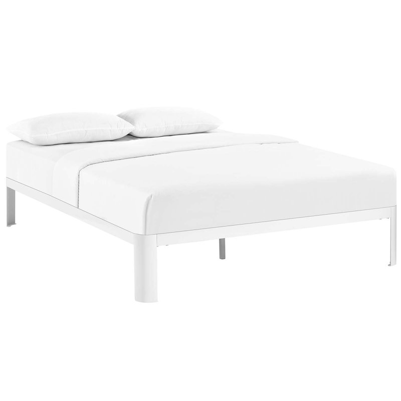 Bed, Queen, White