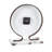 Rustic Roman Numeral Metal Tabletop Clock in