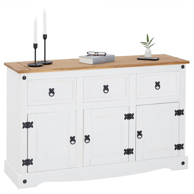 Harley 125cm Solid Wood Sideboard