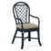 Chaise de salle à manger avec accoudoirs Trellis