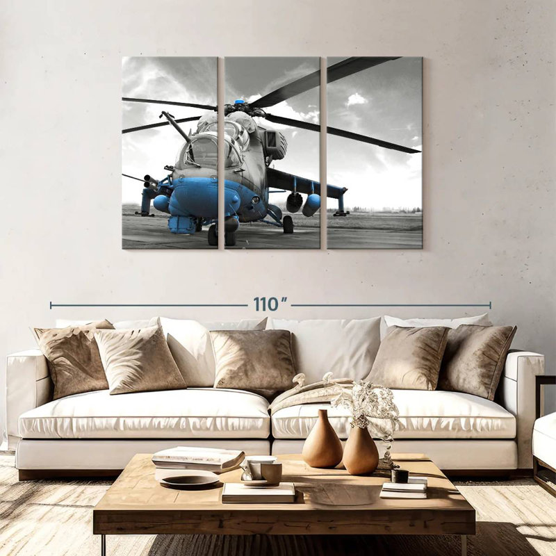 Pop héliport Mait, H 48 po x l 74 po