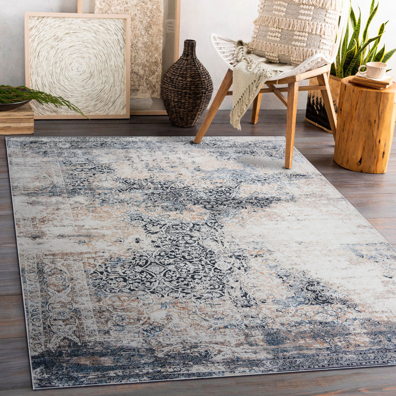 D'Orlando Oriental Area Rug, Rectangle 160 x 220cm
