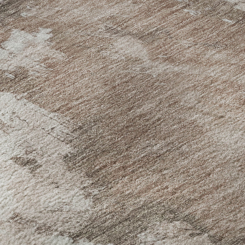Premium Machine Washable Slesnick AMF1675 Abstract Rug, Rectangle 10' x 14'