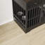 Meuble pour chien 35,1 po avec 2 tiroirs, brun et gris-1239604155