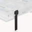 Lit escamotable double avec armoire de rangement, tablettes ouvertes, port USB et façade de canapé, blanc-1376561520