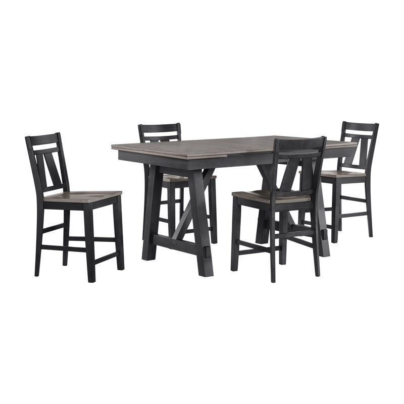 Dining Set, 5 Pieces: Table, 4 Chairs
