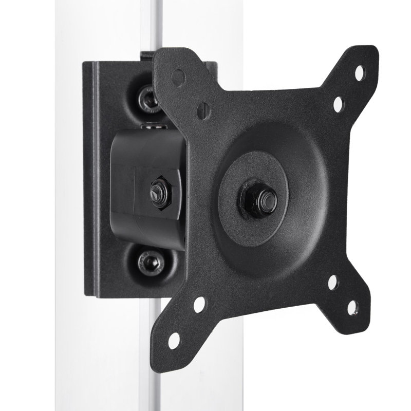 VESA Mount Computer Monitor for PC Mobile Cart Adjustable Fits 10"-32" Screen