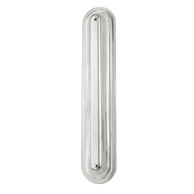 Applique murale Litton par PEMBROOKE & IVES, H 28 po x l 5,75 po x P 5,75 po, Nickel poli