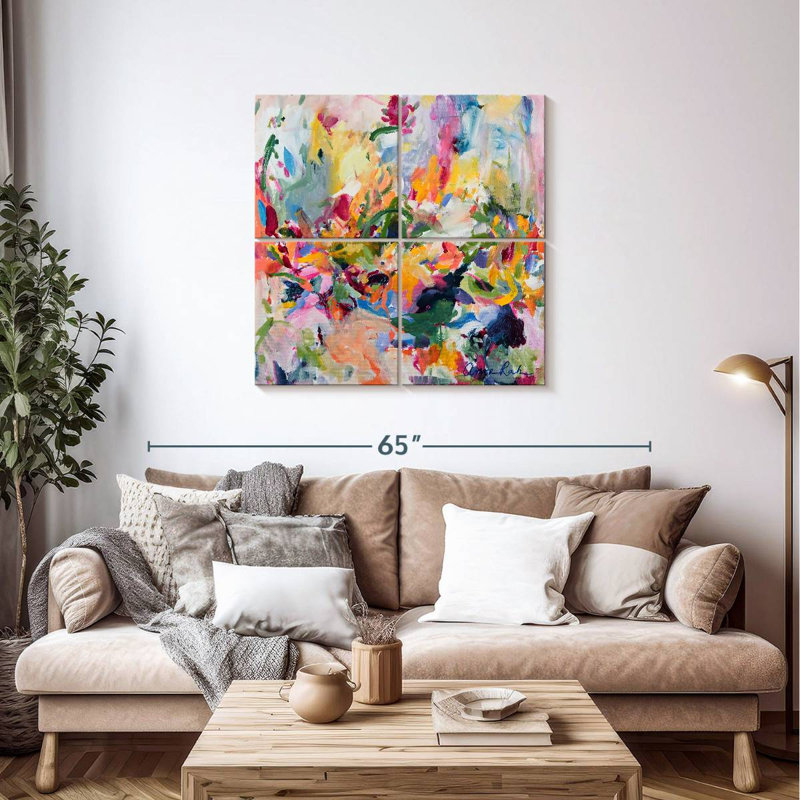 Avery In The Springtime, 38" H x 38" W
