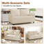 2 Seater Linen Loveseat-229843653