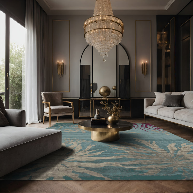 Tapis gris soyeux et moelleux, Tapis de couloir 2 pi x 4 pi