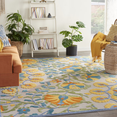 Tapis transitionnel multicolore Newton