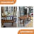 Brown Rectangular Solid Wood Dining Table-1733702290