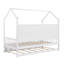 Lit en bois avec couchette, lit pour enfant avec tablette-1040147706