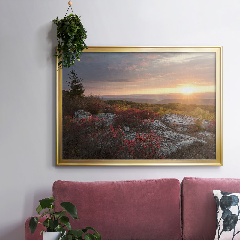 Good Morning, reproduction d'art sur toile, Or, H 18 po x l 26 po x P 1,5 po