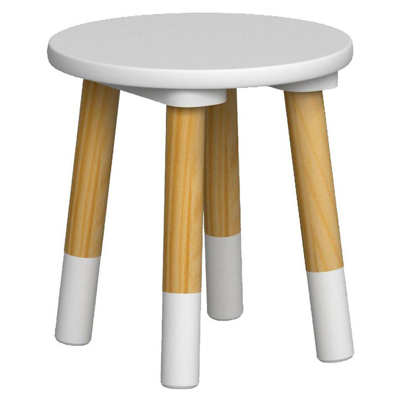 Rogan Children's Stool, White