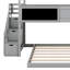 Lit superposé simple au dessus d'un lit double Alansen Kids-24305002