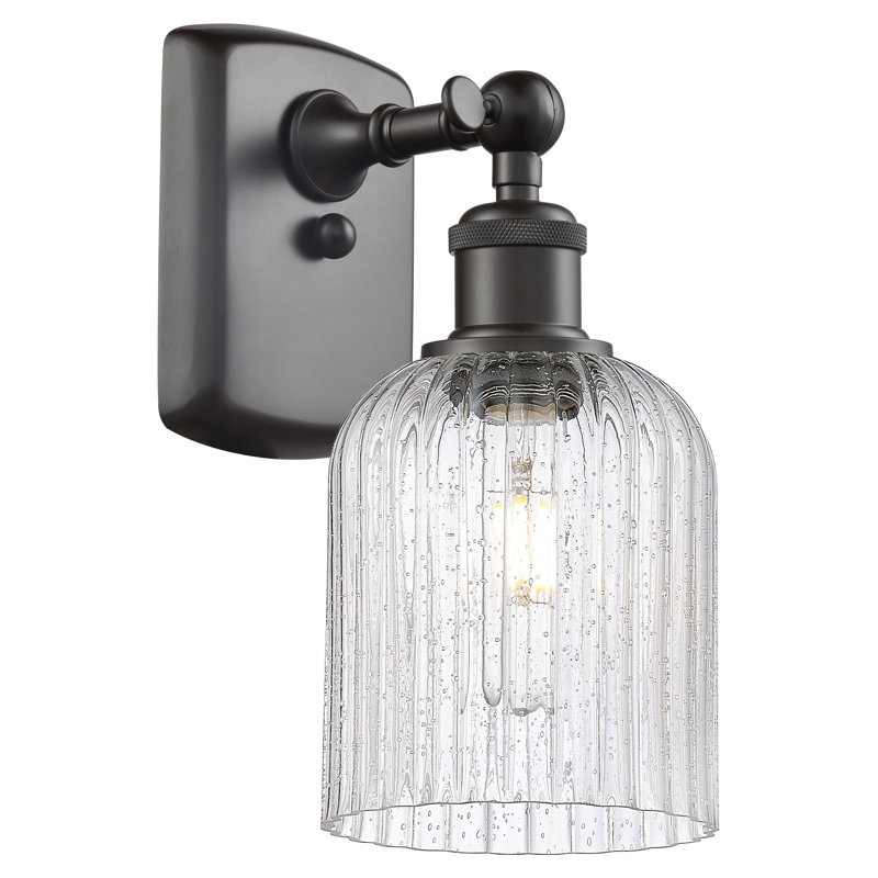 Northgate Steel Armed Sconce, Oil Rubbed Bronze, Seedy