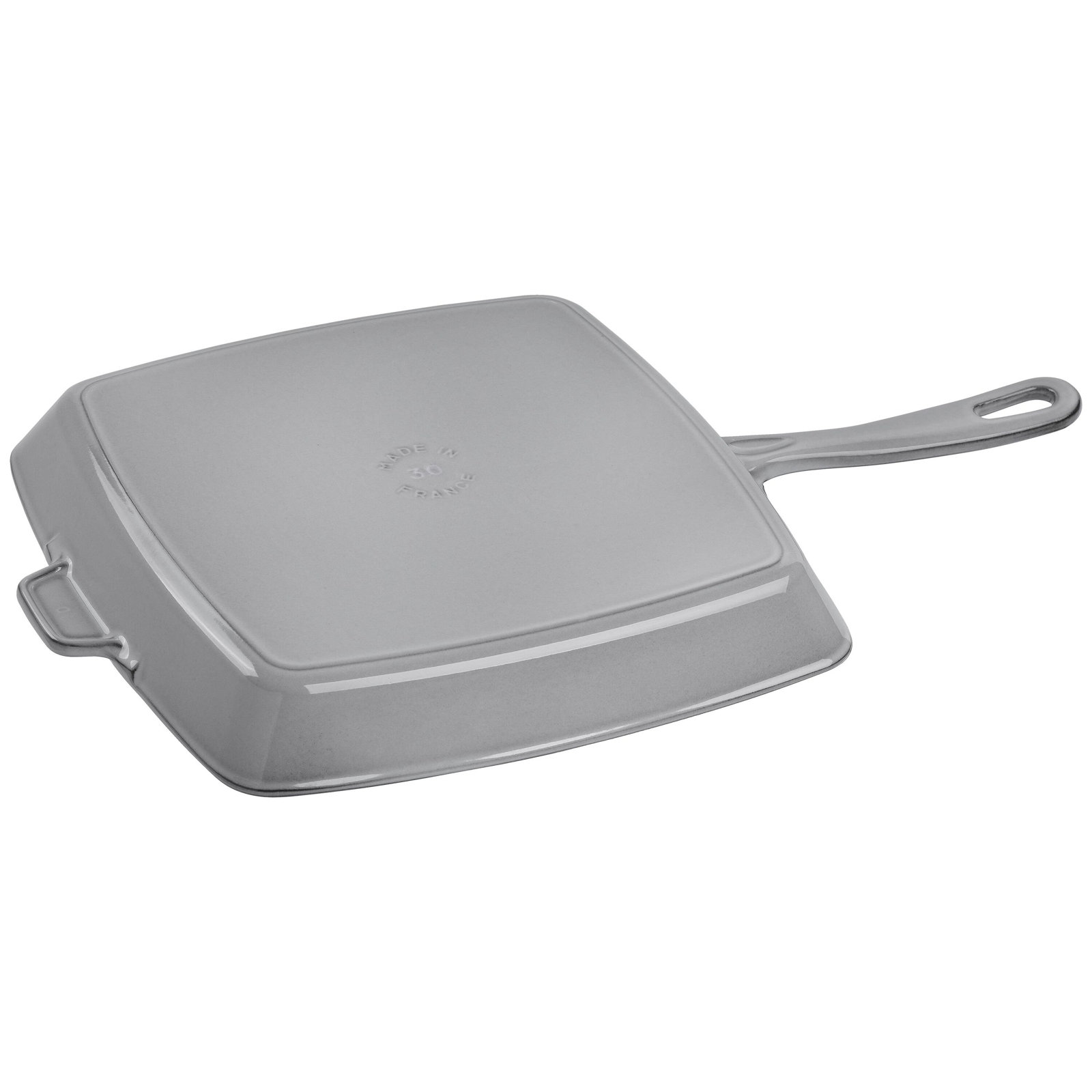 Staub 12" Cast Iron American Grill Pan, 12" x 12", Gray