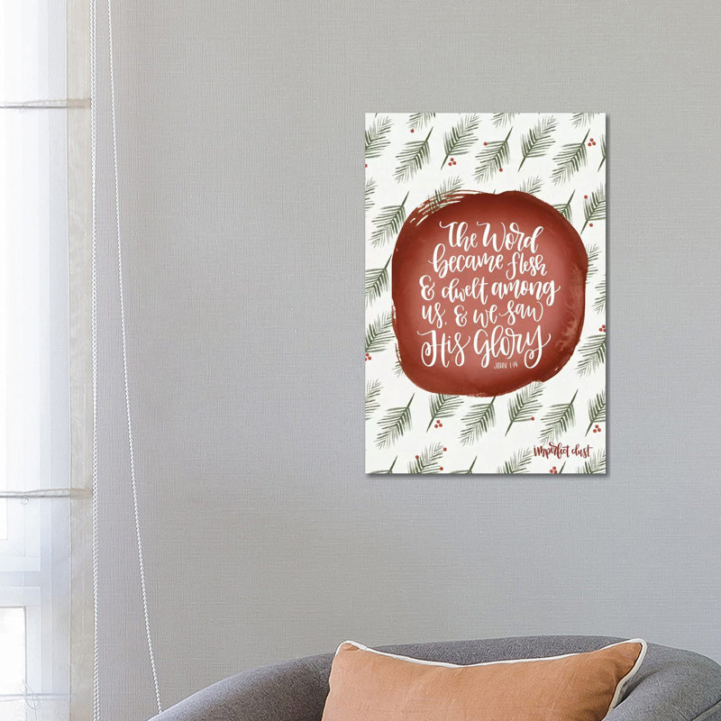 «Word Became Flesh» par imperfect Dust - impression sur toile tendue, H 26 po x l 18 po x 1,5 po
