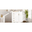 Meuble-lavabo de 36 po avec lavabo en céramique, structure en bois massif, portes, 3 tiroirs, grand espace de rangement, style rétro, poignée en métal exquis, conception moderne, glissière de tiroir lisse, facile à assembler, unique-130593850