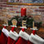 5" Gold Sparkle NOEL Stocking Holders, 4-Pieces