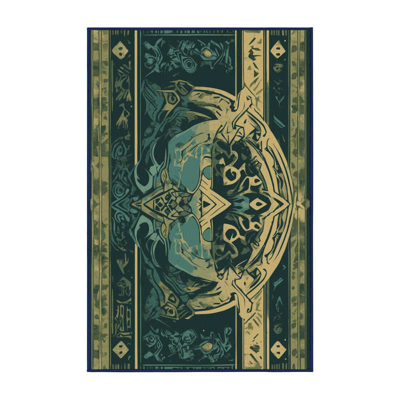 Celestial Map Rug, Rectangle 6' x 9'