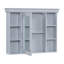 Armoire de rangement murale pour salle de bain avec porte miroir - 35 po x 28 po-2074192963