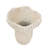 9.3X9x8.7 In Decorative Sand And Cement Coral Planter, Textured Beige Appearance, Vertical Ridged Style For Trailing Plants Display Home Weathered Color, Texture Succulents Interior