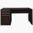Halston Cappuccino 3-Drawer Office Computer Desk