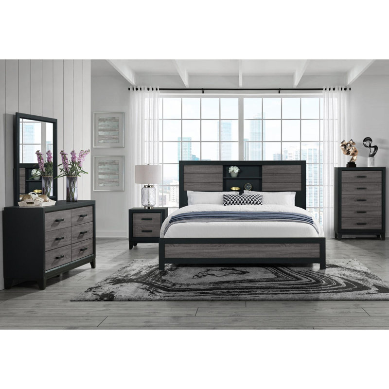 BOOKCASE BED, King
