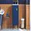 Meuble-lavabo de 20 po avec lavabo en céramique, ensemble de meuble-lavabo simple autoportant avec porte à fermeture douce, poignées chic en demi-lune-750194915