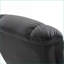Fauteuil inclinable avec repose-pieds Fauteuil pivotant moderne en similicuir pour salon Vibration Massage | Noir | Base en bois-151568208