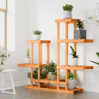 Alouette Solid Wood Plant Stand 4 Tier