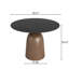 Table de salle à manger ronde à piédestal en bois massif 39 po / 43 po-1597365410-1597365437