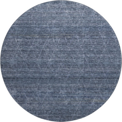 Premium Machine Washable Gurubaksh AMF1165 Geometric Rug