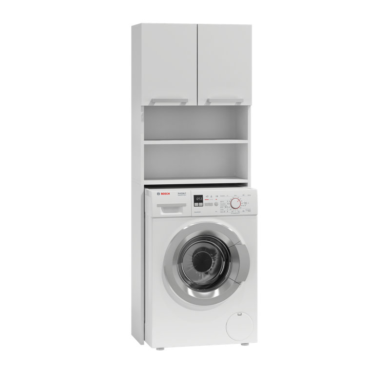 Jennette Linen Cabinet, White