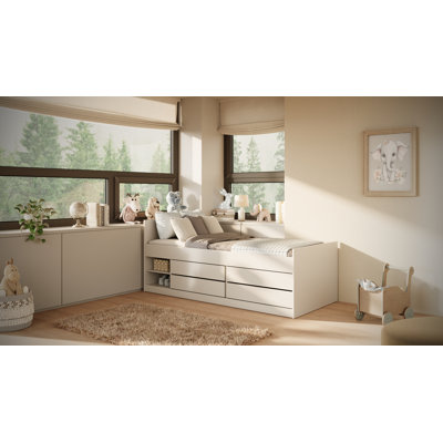 Poppe European Single (90 X 200 Cm) Cabin Bed with Storage Included