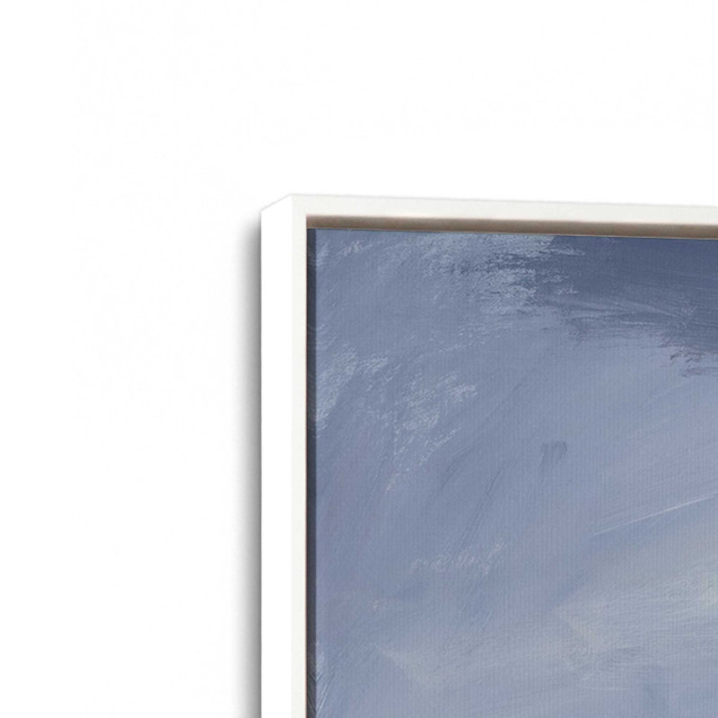 «Incoming» par Pamela Munger, reproduction d'art sur toile, H 36 po x l 36 po, Cadre flottant, White