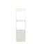 Portemanteaux et table de chevet en bois blanc 21 po