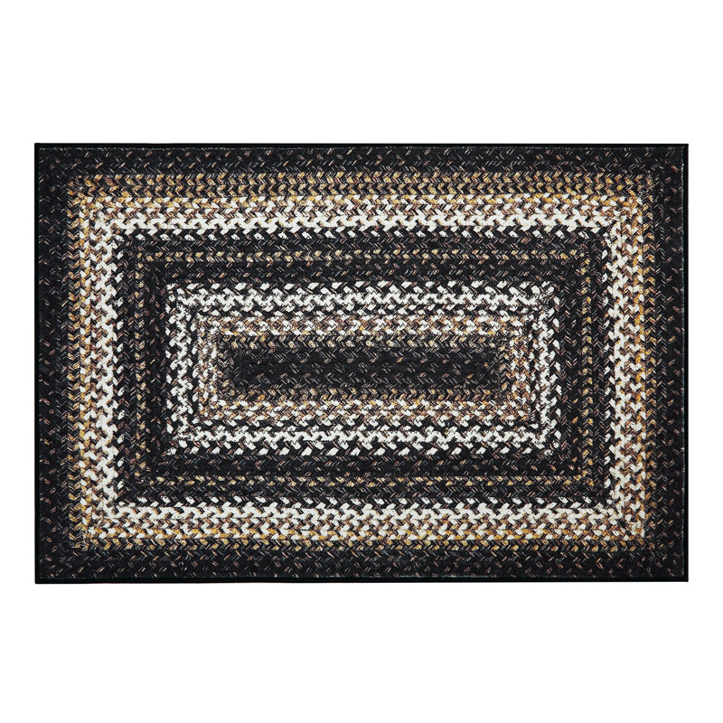 Tapis rond lavable Farmhouse Doormat 2x3