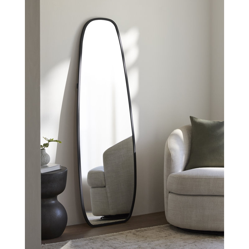 Eastie Metal Full-Length Mirror, Black