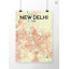 New Delhi City Map - No Frame Print-759641747