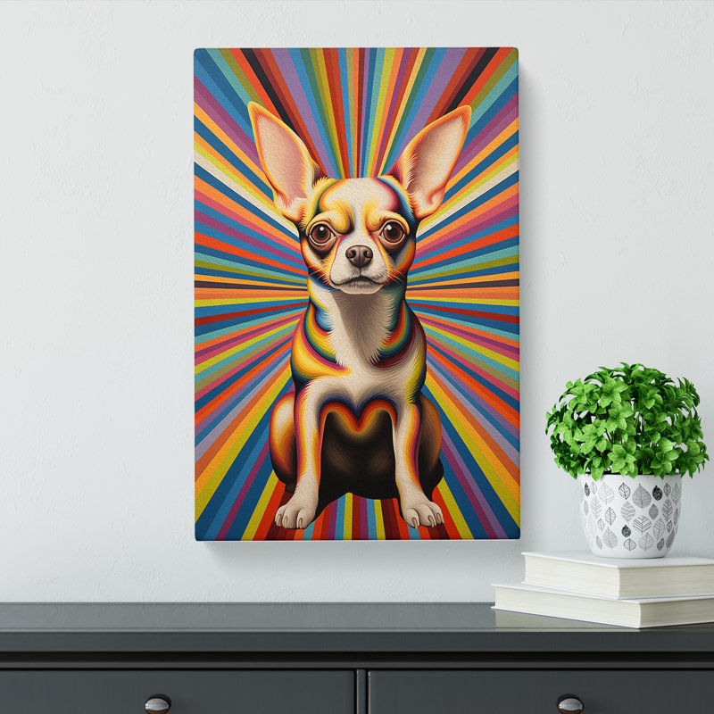 Chihuahua No.2 - Wrapped Canvas, 76cm H x 50cm W x 3cm D