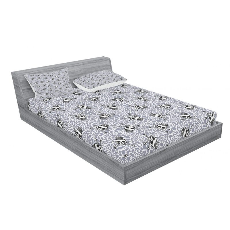 Microfiber Sheet Set, Queen Sheet Set + Fitted Sheet + 2 Pillowcases