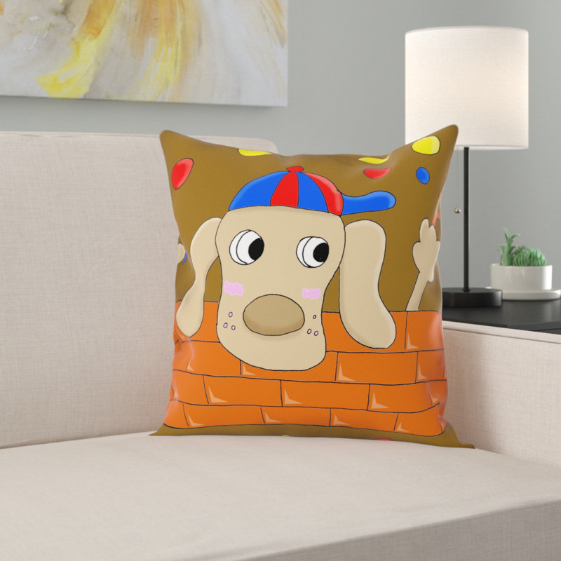Ilya Animal Print Square Throw Cushion, 58 cm L x 58 cm W